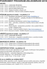 Program plakát